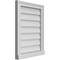 Ekena Millwork Vertical Surface Mount PVC Gable Vent w/ 2"W x 2"H , Brickmould Sill Frame, 18"W x 24"H GVPVE18X2403SN - alternate 5